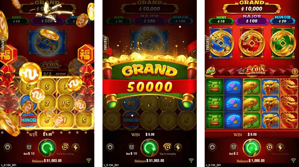 3 Coins Wolf777Betting Bonus